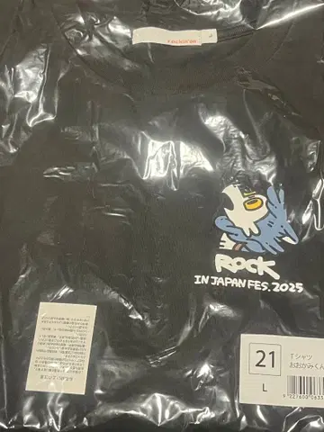 ROCK IN JAPAN 2025 티셔츠 오오카미군 L 사이즈