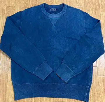 OKURA 오쿠라 세이린 회사 일본풍 맨투맨 트레이닝복 인디고