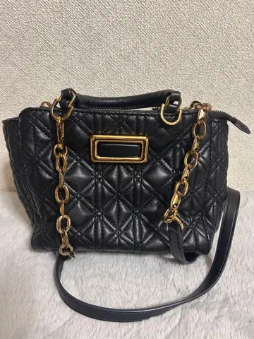 [ ZARA ] 블랙 퀼팅 숄더백