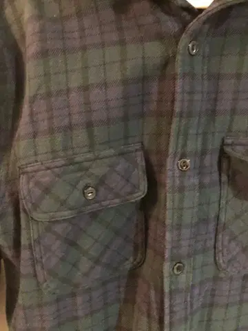 어반 리서치 체크 플란넬 셔츠 M