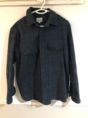 어반 리서치 체크 플란넬 셔츠 M 블랙워치