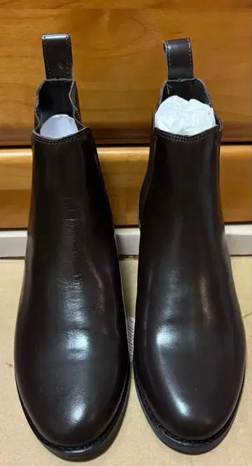 새상품 FREAK'S STORE 사이드 고어 부츠 38 다크 브라운