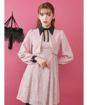 [ EATME ] 바이컬러 2피스 라이크 원피스