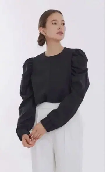 yori 요리 턱 숄더 블라우스 티셔츠 36 2023AW