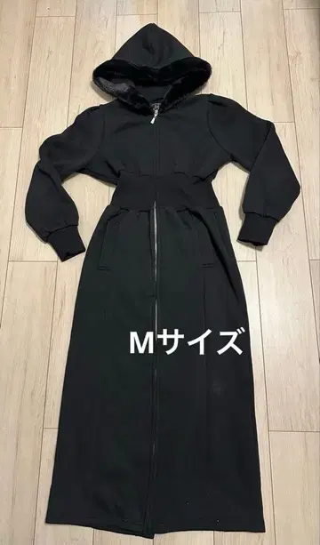 Rady 후드 퍼 원피스 블랙 M 사이즈