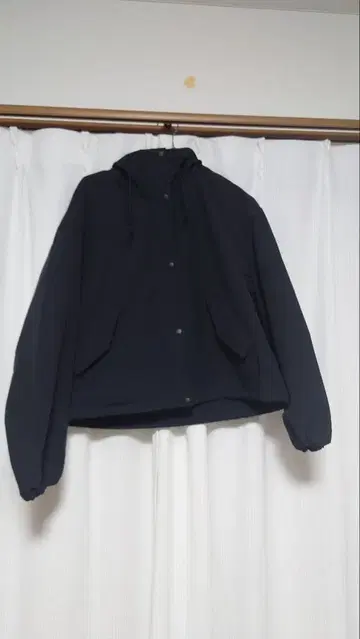 UNIQLO 코튼 블렌드 숏 후드티