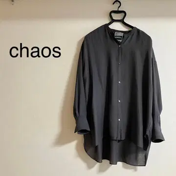 [ chaos 카오스 ] 플로라 비에라 셔츠 차콜 그레이