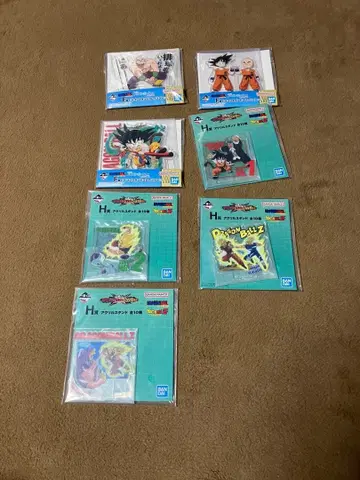 드래곤볼 제일복권 아크릴 스탠드 세트