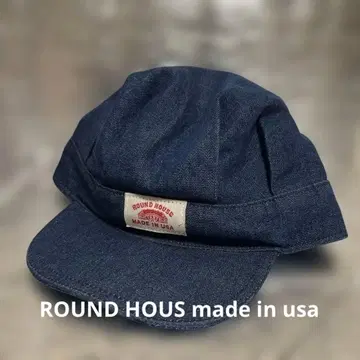 ROUND HOUSE 데님 워크캡 캡 모자 라운드하우스