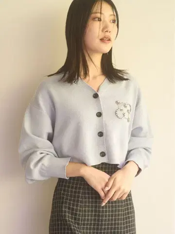 celford 비쥬 로고 가디건