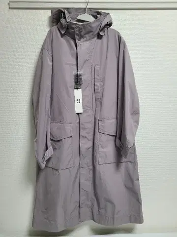 UNIQLO+J 오버 사이즈 후디드 롱 코트 유니클로+J
