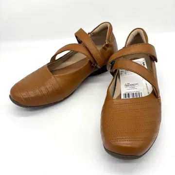 [ 새상품 택 포함 ] 미즈노 가죽 워킹화 스트랩 천연 가죽 23