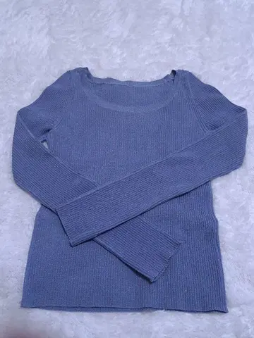 gracecontinental 리브 긴팔 스웨터