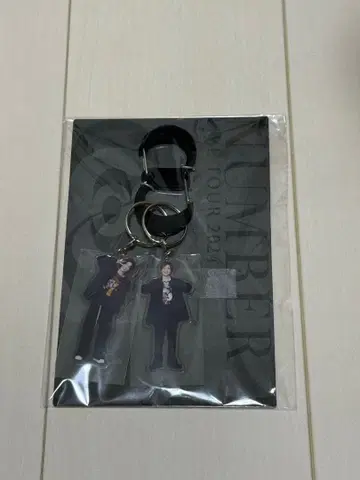 Number_i 카라비너 포함 아크릴 키링