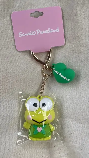 새상품 퓨로랜드 한정판 원포인트 하트 PVC 마스코트 케로케로케로피