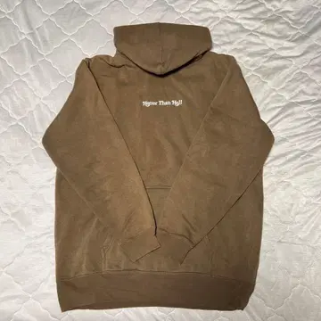 Hotter Than Hell 후드 부착 후드티 브라운