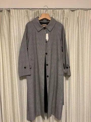 AG by aquagirl 그레이 계열 체크 롱 코트
