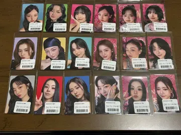 TWICE 온라인 복권 F상 스티커 컴프 세트 2