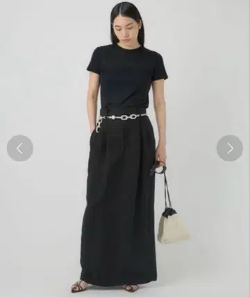 카오스 Chaos 근년 갸로텐 셀 스커트 블랙