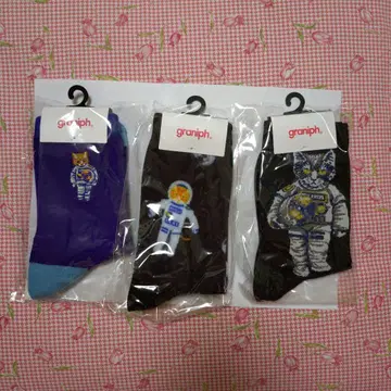 graniph 아스트로 캣 양말 3켤레