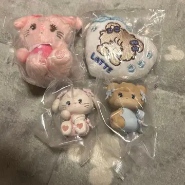 귀여운 봉제 인형 4개 세트