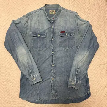 HYSTERIC GLAMOUR 데님 셔츠 라이트 블루 L 사이즈