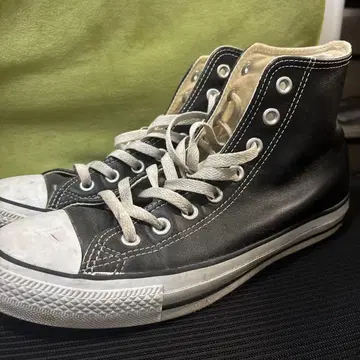 컨버스 올스타 블랙 하이컷 가죽