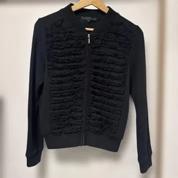 ANAYI 블루종 블랙 프린지