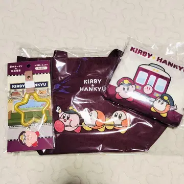 KIRBY 커비 한큐 토트백 키링 에코백 3종 세트