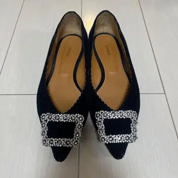 PIPPICHIC 비쥬 플랫슈즈 블랙