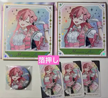 프로세카 모모이 아이리 감사제 색지 캔뱃지 금박 그리 카드