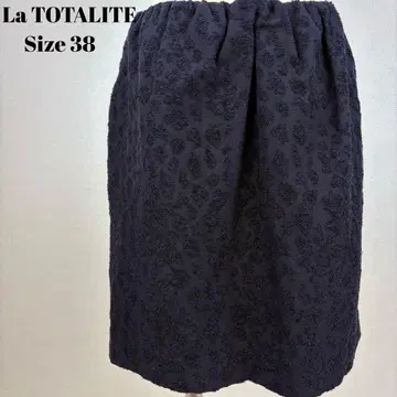 La TOTALITE 네이비 플레어 스커트 38 [ 344 ]