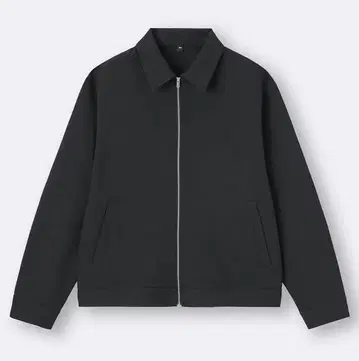 GU 지유 집업 셔츠 블랙 3XL