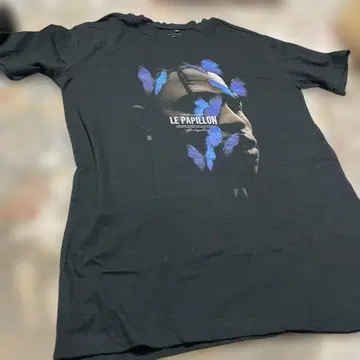 LE PAPILLON 나비 그래픽 T셔츠