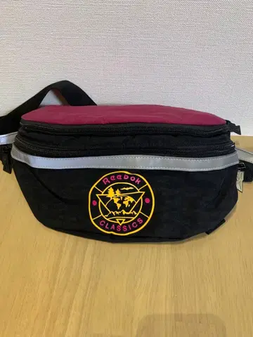 리복 바디백 웨스트 파우치 백팩 블랙/레드