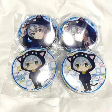 일상조 크로노아 캔뱃지 4개 세트