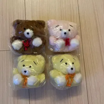 쿠즈미짱 봉제 인형 키링 4개 세트