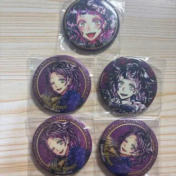악마 집사와 검은 고양이 원작 라무 캔뱃지 5세트