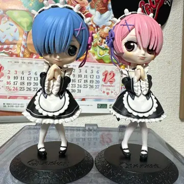 qposket 리제로 렘, 라무 세트 박스 있음