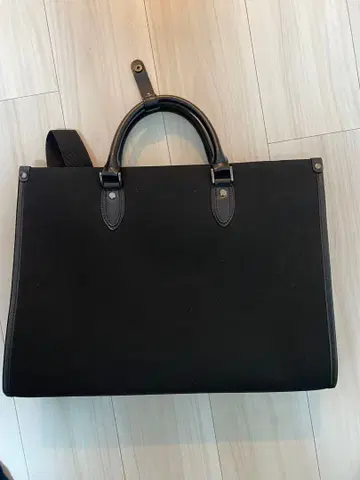 블랙 캔버스 비즈니스 백