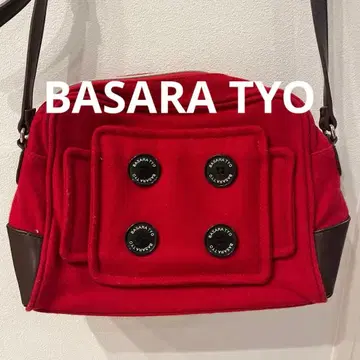 바사라 BASARA TYO 레드 버튼 디자인 숄더백