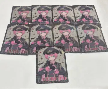 기사A 테루토군 메탈 카드 기사X 9장