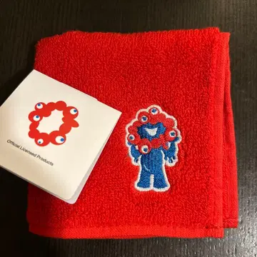 EXPO2025 미니 타월 미야쿠미야쿠 자수 빨간색