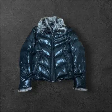 00s archive fur down jacket y2k 시크 스타일