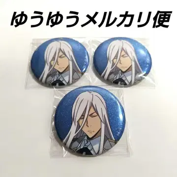 가정교사 히트맨 REBORN! 꿈꾸는 옥좌 캔뱃지 스쿠알로 3개