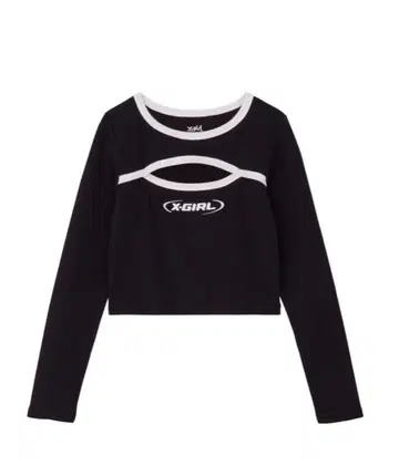 엑스걸 X-girl 프론트 컷 디자인 롱티