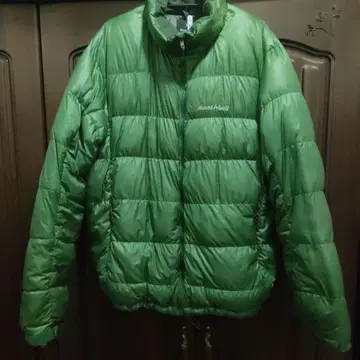 몽벨 그린 다운 자켓