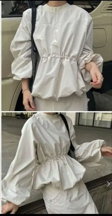 윌프리 벌룬 드로우 스트링 스위치 오버 상의