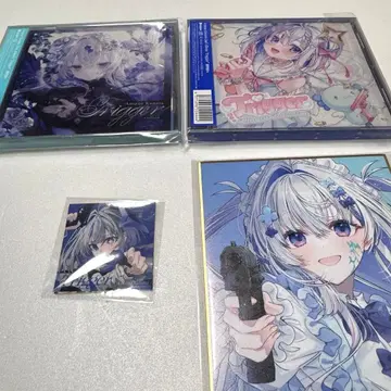 아마네 카나타 2nd 앨범 특전 색지 스티커 CD