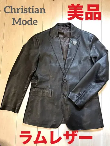 새상품급 크리스천 모드 라무 가죽 자켓 Christian Mode